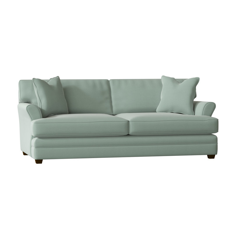 Harriss Upholstered 85'' Sofa, Bayou Spray Canvas