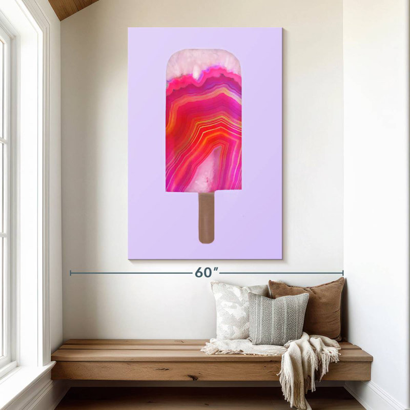 Yarlin Agate Popsicle, 51" H x 34" W