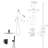 Dual Shower Head - 10 Inch Ceiling Mount Square Shower System With Rough-In Valve-126529041