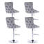 Glazer Swivel Upholstered Adjustable Height Bar Stool-289848645