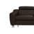 Aribel Faux Leather Corner Sectional with Sleeping Function and Storage Box with Adjustable Headrests-747011866-747011857