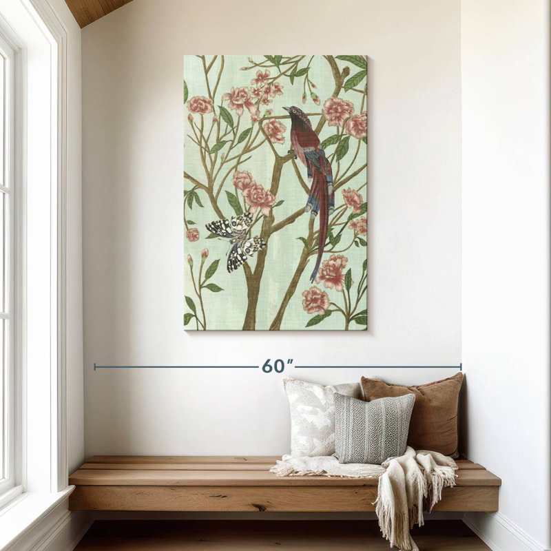 Brampt Delicate Chinoiserie III, 45" H x 30" W