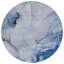 Tapis d'intérieur rond 8 po