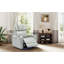 Fauteuil inclinable électrique avec porte-gobelet rafraîchissant, haut-parleur Bluetooth, lumières DEL, ports USB, table-plateau et rangement pour accoudoirs-330061101