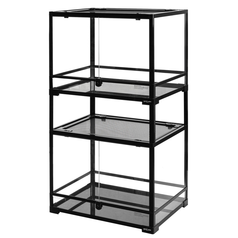 23.6'' x 17.7'' x 43.4'' Glass Reptile Terrarium