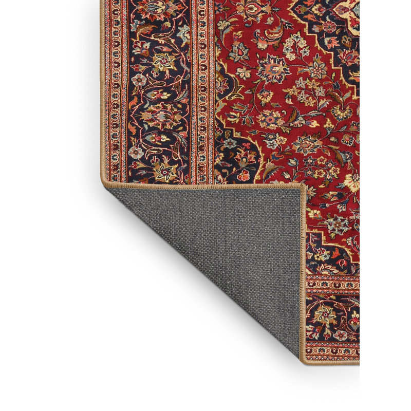 Tapis oriental rouge / brun Franky, Rectangle 8 pi x 10 pi