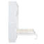 Grand lit escamotable mural avec armoires, grand