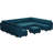 Neemi 33.5" H U-Shaped Sleeper Sectional-1753596634