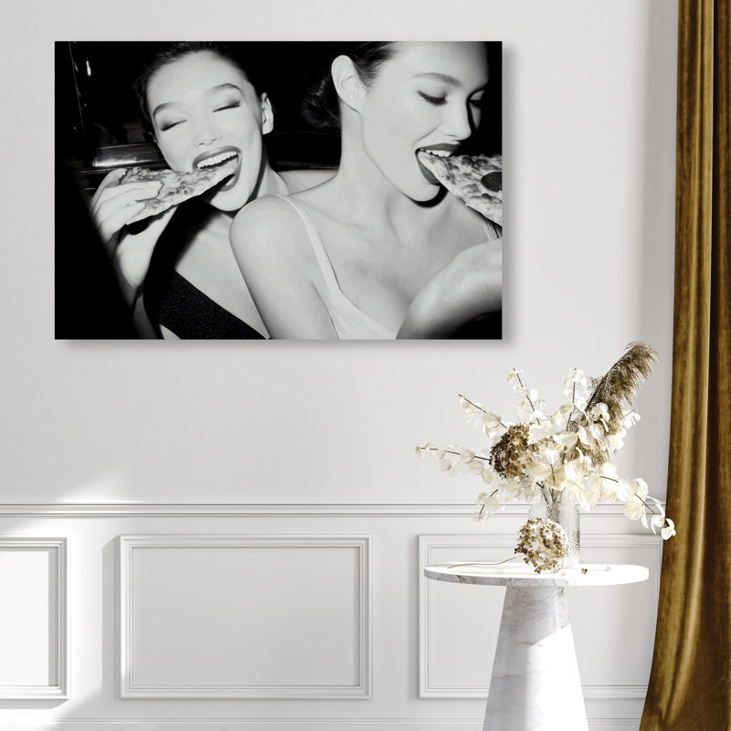 Midnight Mozzarella Print by Oliver Gal, 10"H x 15"W, Gallery Wrapped