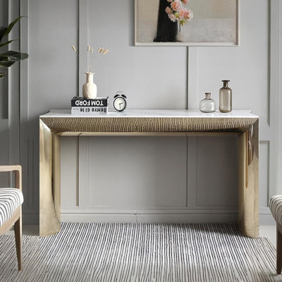 Light luxury simple modern console table