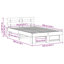 Bed Frame With Headboard Solid Wood Pine-1574490354-1574490352
