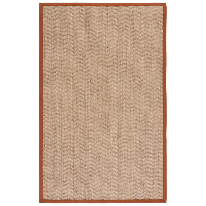 Tapis d'intérieur / extérieur brun Hervey Bay, Rectangle 3 pi x 5 pi