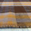 Wool Plaid Area Rug in Rust Brown-1577304003