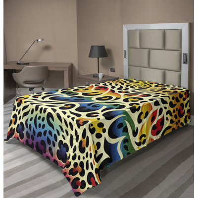 Polyester Animal Print Flat Sheet