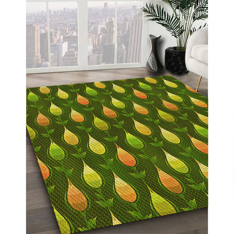Tapis 100% à motif lavable à la machine 2989, Rectangle de 2 pi x 3 pi
