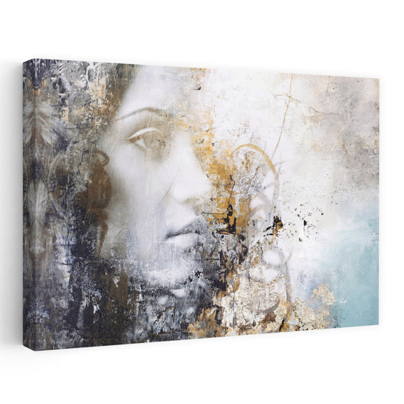 Gradient Abstract Contemporary Urban Art, 32" H x 48" W