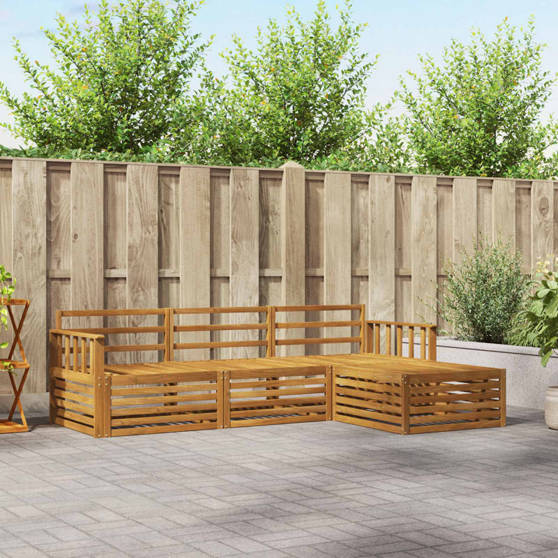 249.5cm Wide Patio Sectional Set