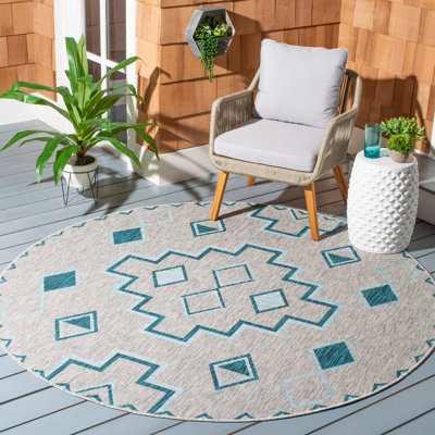 Amarien Geometric Indoor/Outdoor Area Rug
