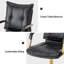Gedrie Modern Faux Leather Swivel Office Chair-607770265