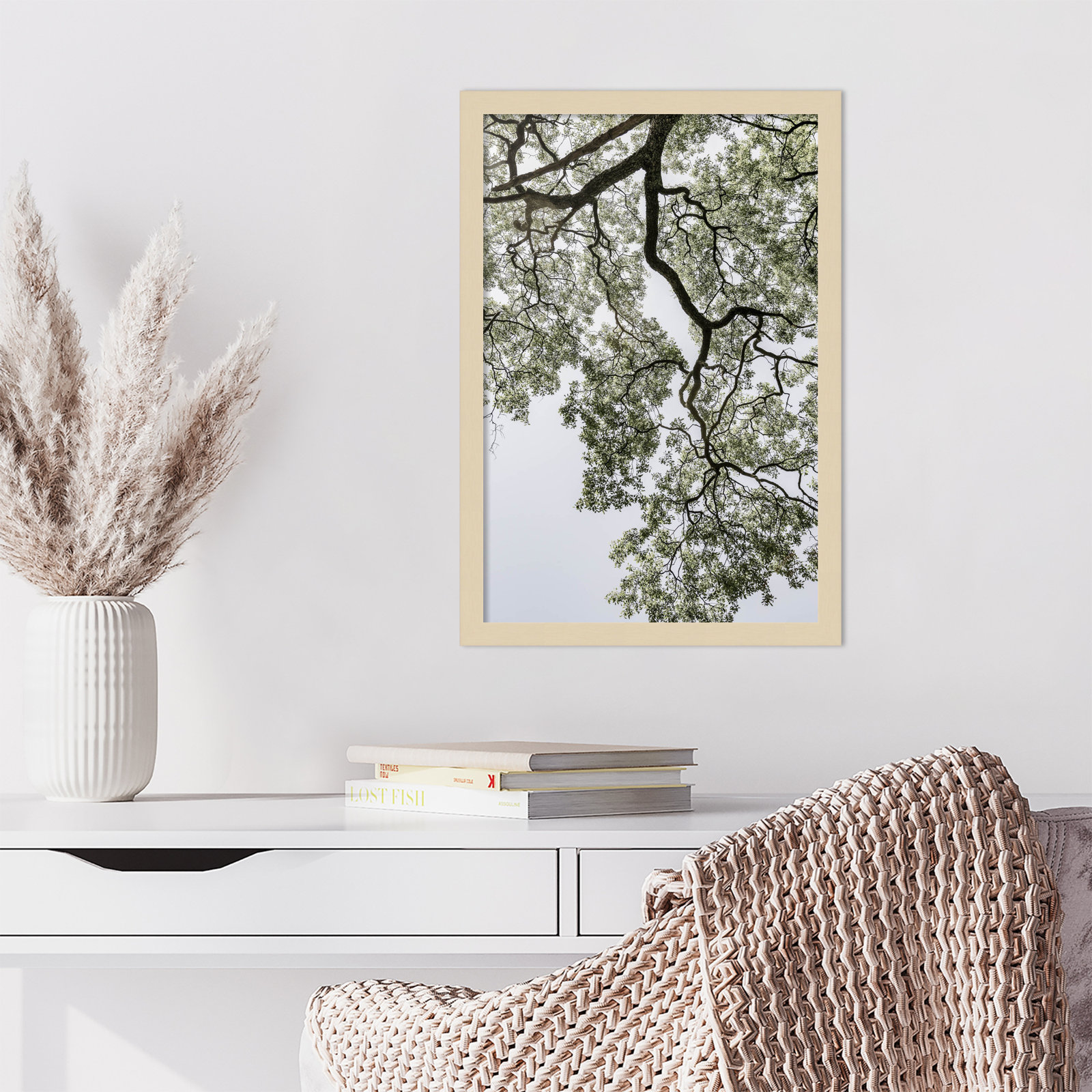 Pleasantville "Coastal Forest" Print, Brown, 21" H x 15" W