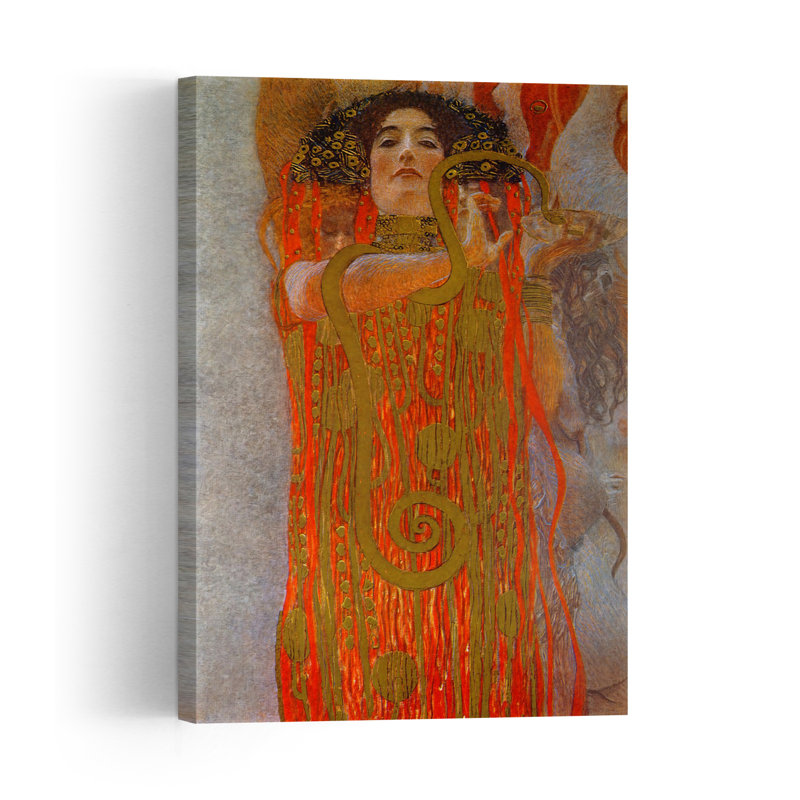 Hygieia, 1900-1907 Estampe d'art mural abstrait contemporain, H 48 po x l 32 po