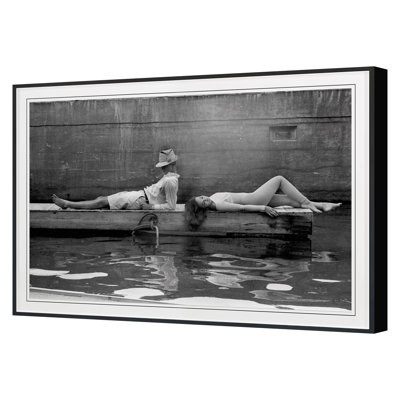 Lounging Couple Print by Grand Archives