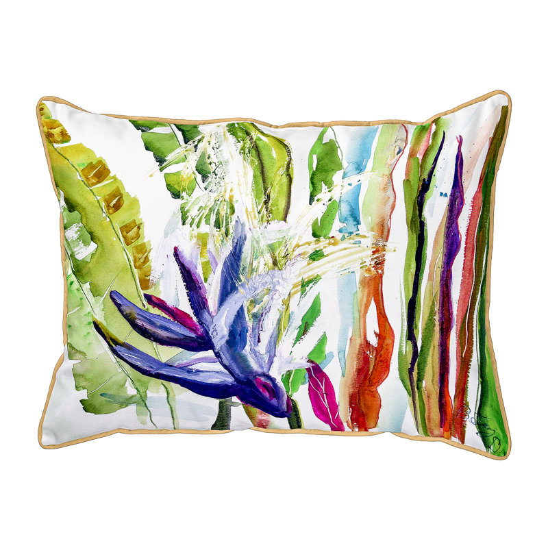 Small Lime Green Polyester Indoor/Outdoor Pillow
