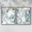 «Pastel Garden Abstraction I», reproduction encadrée de qualité supérieure - prête à être accrochée - aucun clou requis - aucun clou requis-1031588992-1031588999