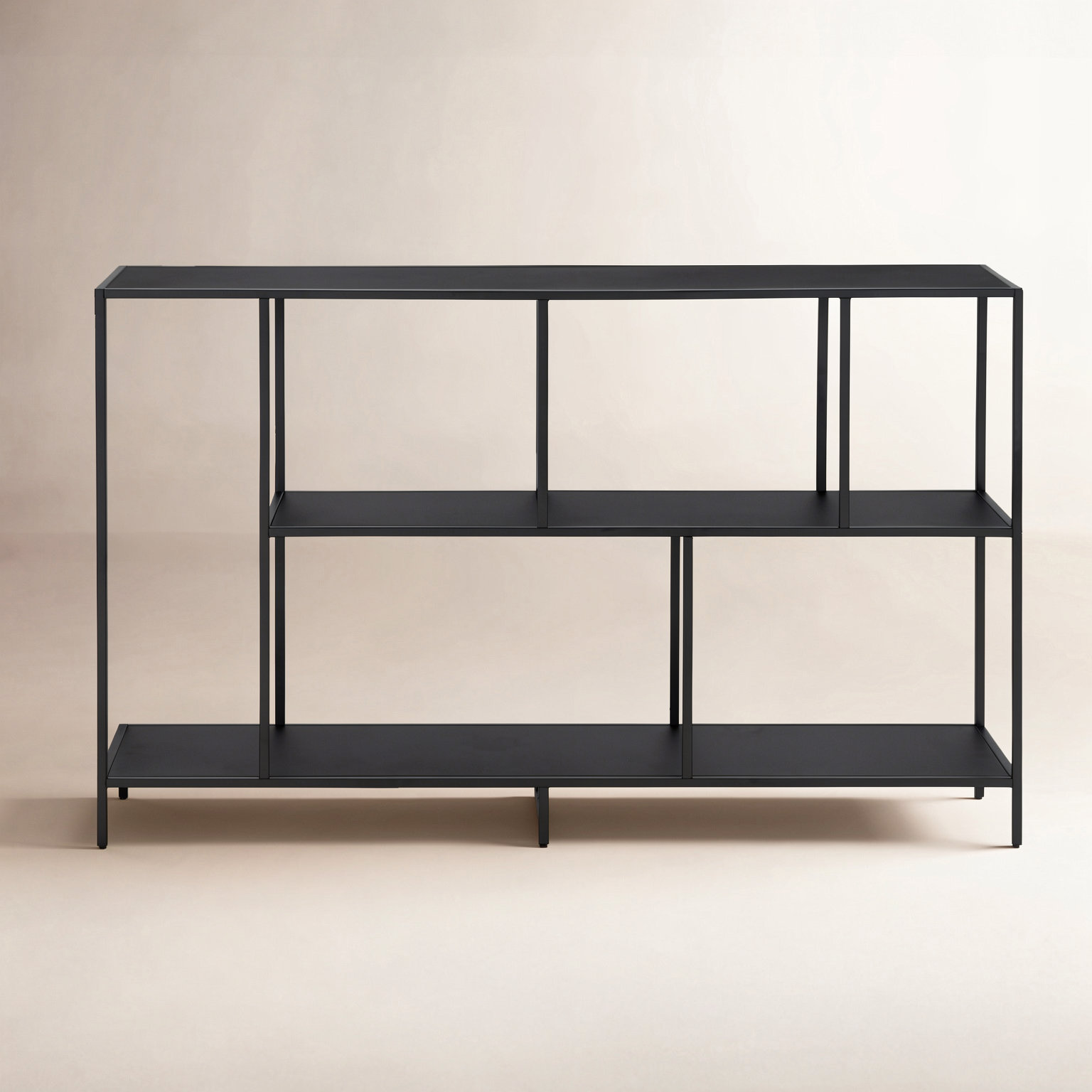 Level 52'' Console Table, Blackened Bronze