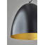 Luminaire suspendu en dome à 1 lumière