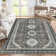 Vintage-Inspired Non-Slip Washable Area Rug - Soft Low Pile Accent Carpet for Living Room, Bedroom, Kitchen, Entryway & Dining Room - Large Floor Rug, Perfect for High-Traffic Areas
