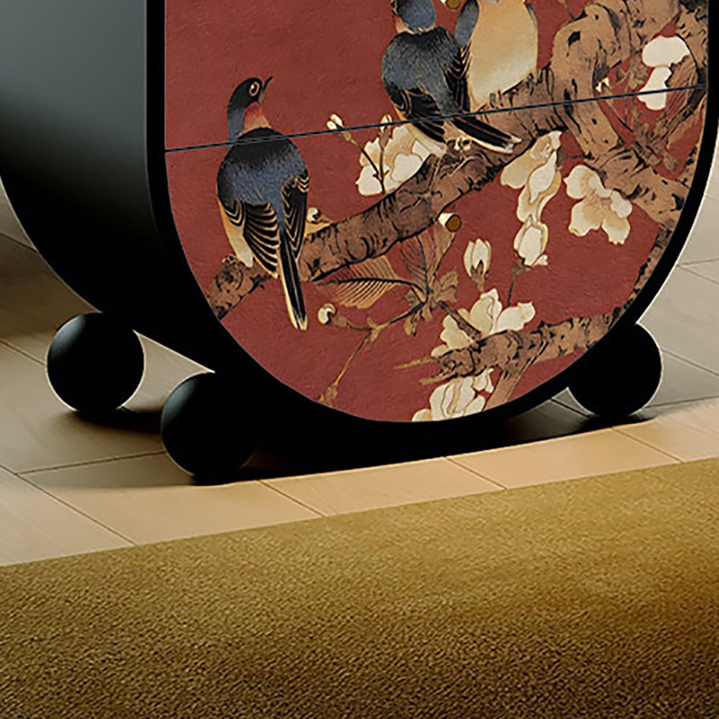 Armoire de décoration moderne et rétro avec tiroirs domestiques