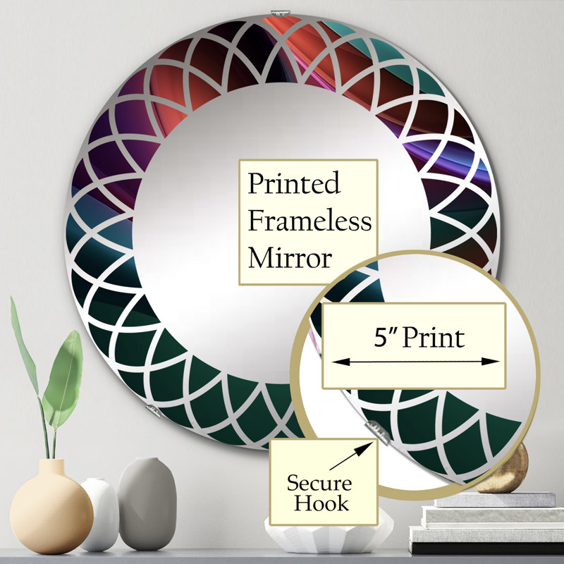 Miroir mural Zimo, 24 po x 24 po