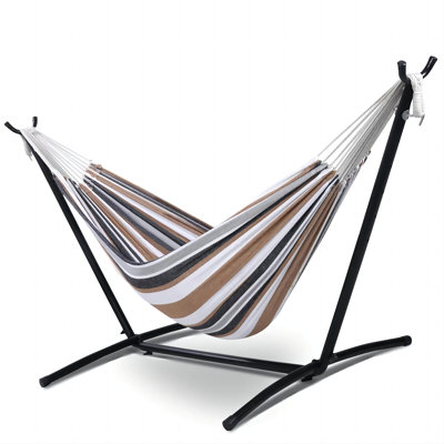 Gwendolyn 2-person Hammock with Stand, Multi-color