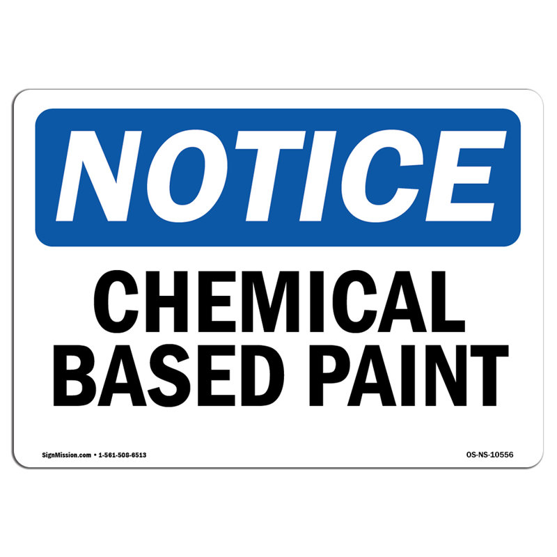 Chemical Based Paint Decal 7" X 5"