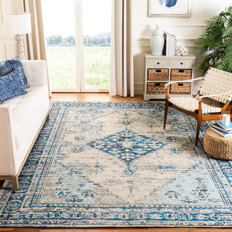 Grassingt Classic Vintage Performance Oriental Rug, Rectangle 8' x 10'