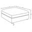 Repose-pieds beige rembourré-610666062