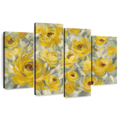 Vibrant Yellow Roses