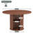 47-Inch Round Dining Table With Storage-1075042646