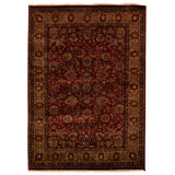Oriental Area Rug in Gold
