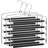 Nevaen Metal Non-Slip Cascading Hanger