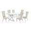 Ensemble de salle à manger rectangulaire L 78 po x l 40 po Hitansh-1573784634-1573784630-1573901482