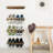 Wall Mounted Burnt Wood Shoe Rack Storage-544562582-544667251