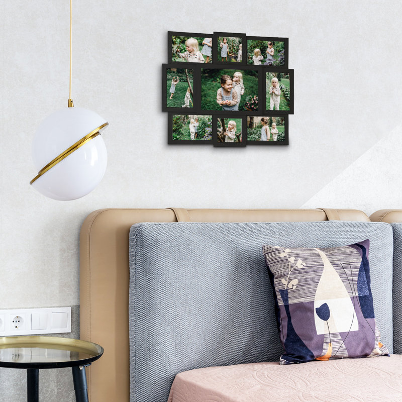 Peckforton 9 Opening Gallery Picture Frame, Black