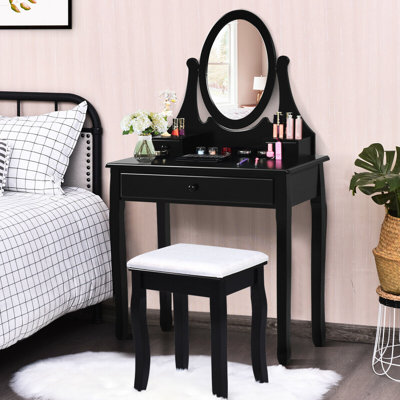 Ensemble coiffeuse et tabouret Johnny