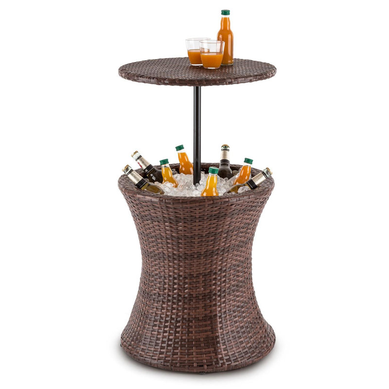 Round Outdoor Bistro Table - 50 cm W 50 cm D
