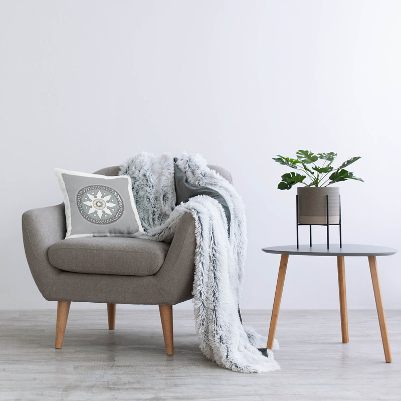 Throw Pillow, Gray
