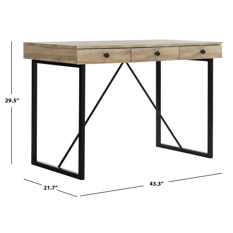 Bureau 3 tiroirs Asrf