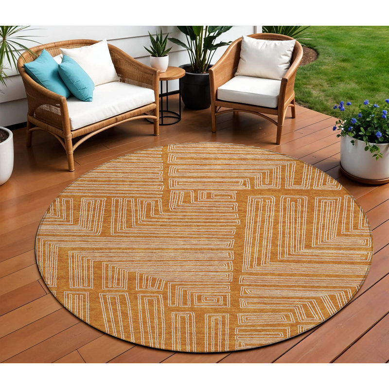 Tapis rond 8 po