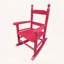 Chaise berçante en bois massif massif-843453808